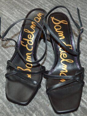 Sam Edelman Emmie Strappy Heels in Black Size 7